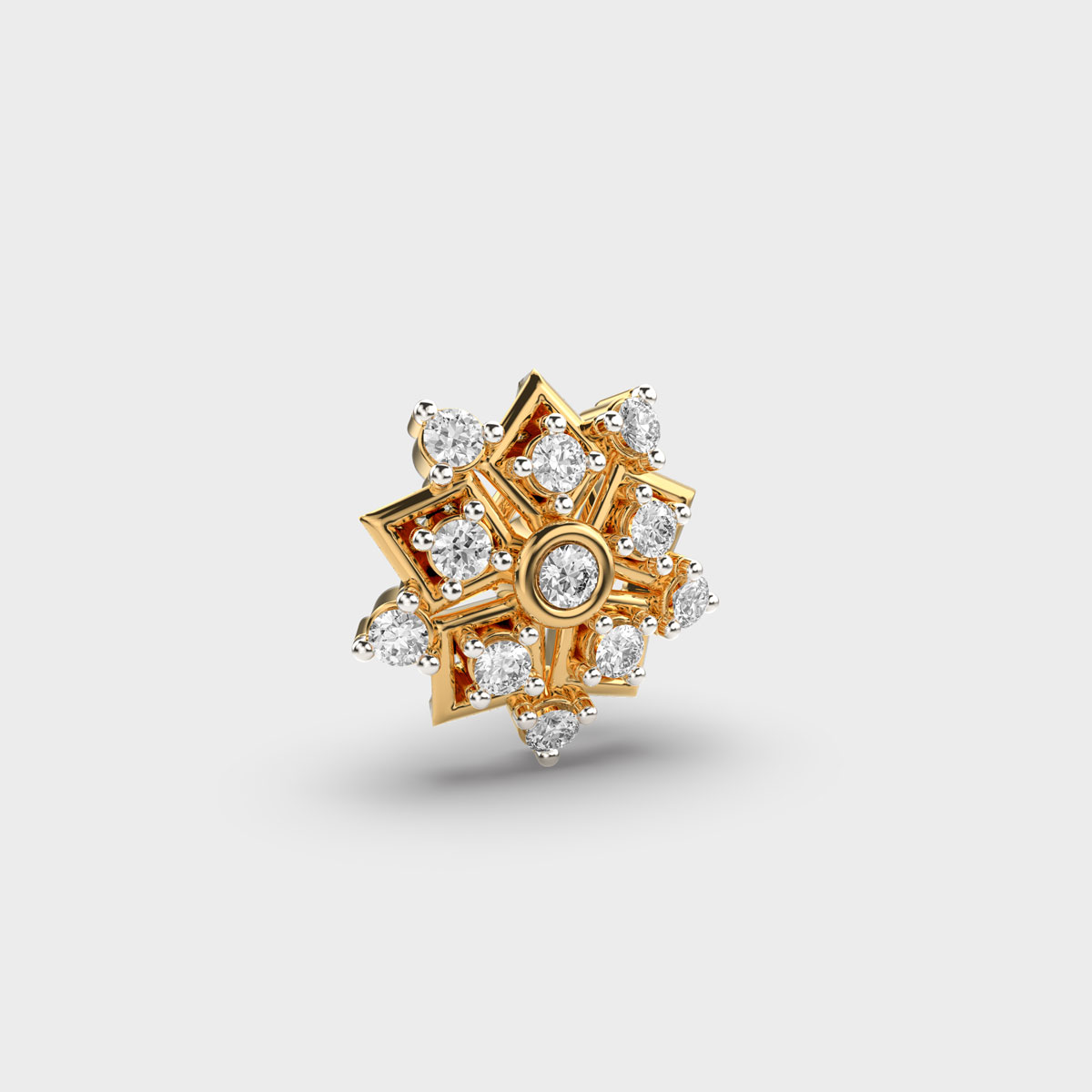 Balanced Star Diamond Nosepin Jewelbox