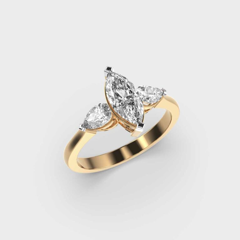 Classic Marquise Diamond Ring Jewelbox