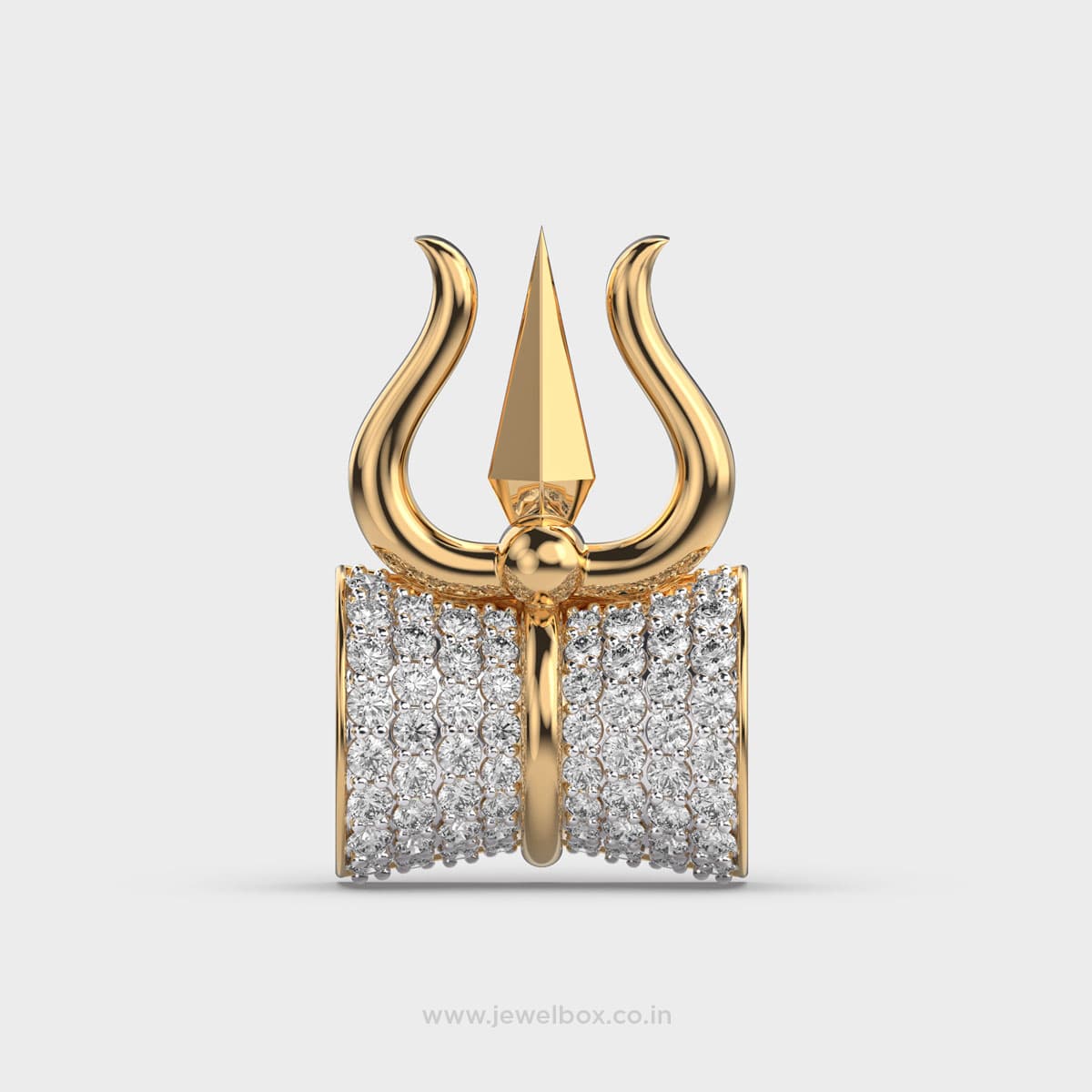 Trishul Diamond Pendant