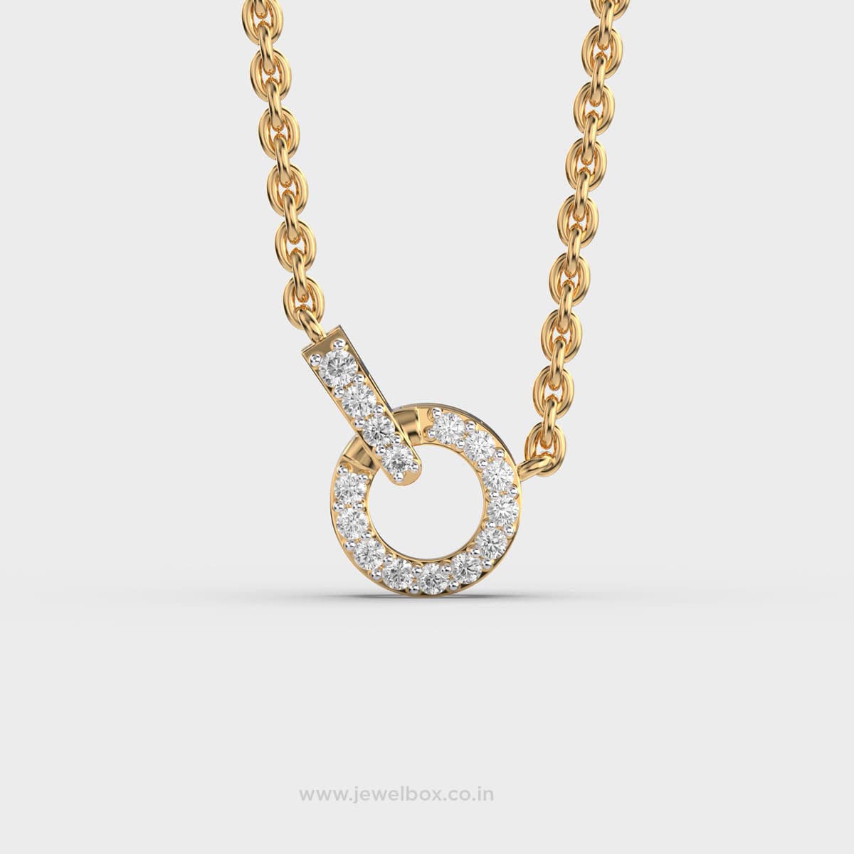 Circular Diamond Pendant