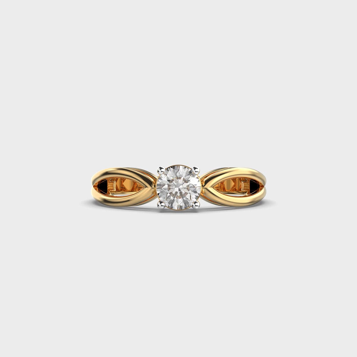 Sweet Bow Solo Diamond Ring