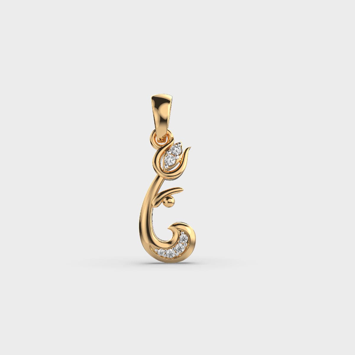 Elegant Alphabet Pendant