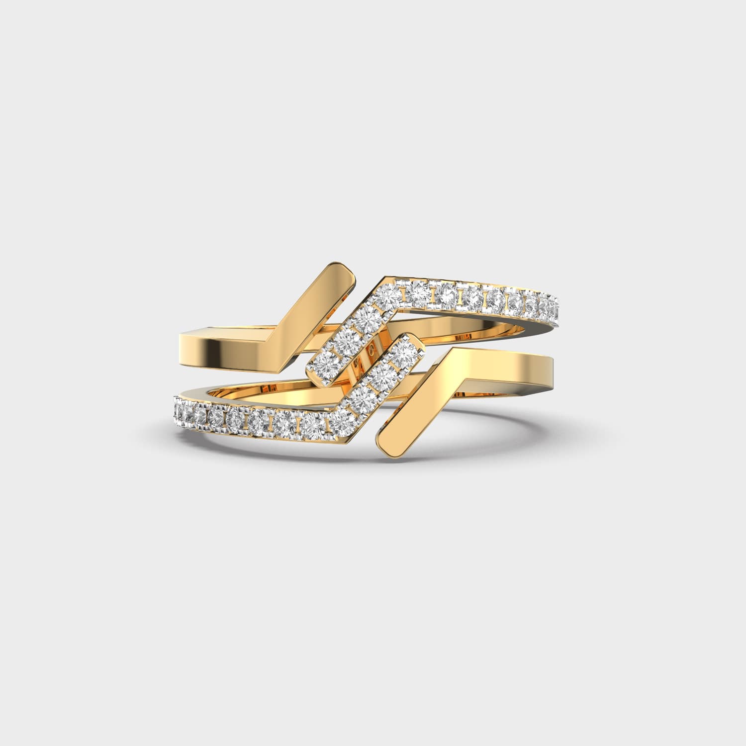 Slim Spark Diamond Ring