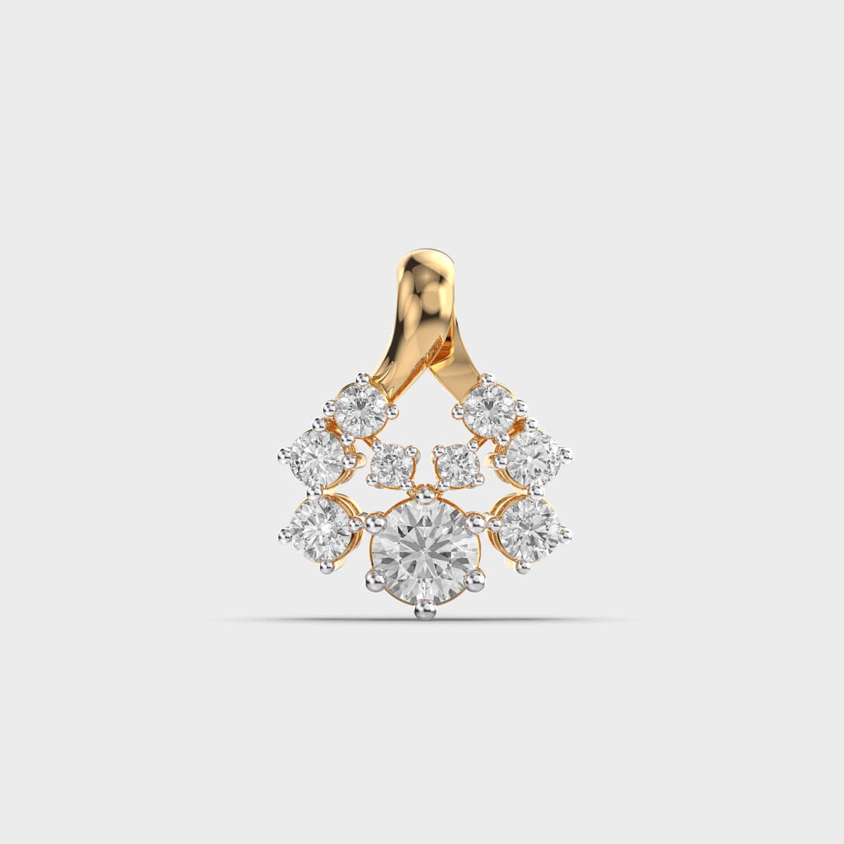 Lovers Enigma Diamond Pendant without Chain