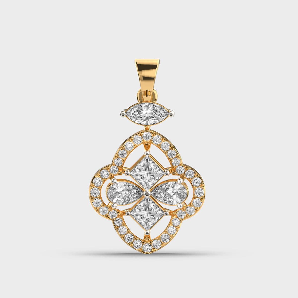 Warriors Pride Diamond Pendant (Without Chain)