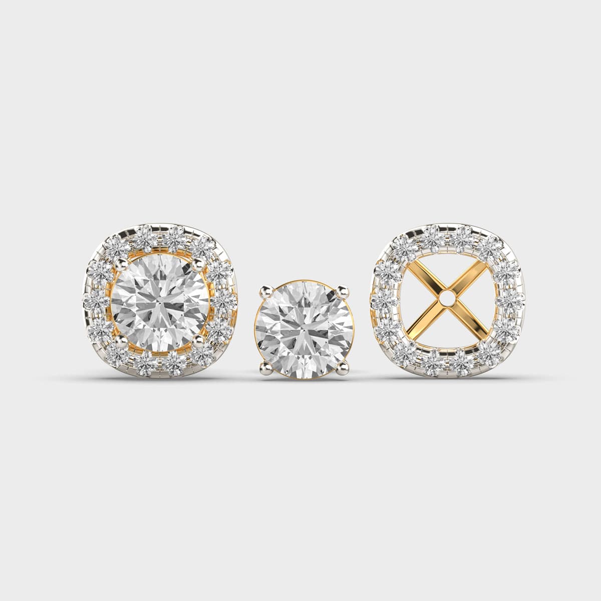 Shift Detachable Diamond Earrings