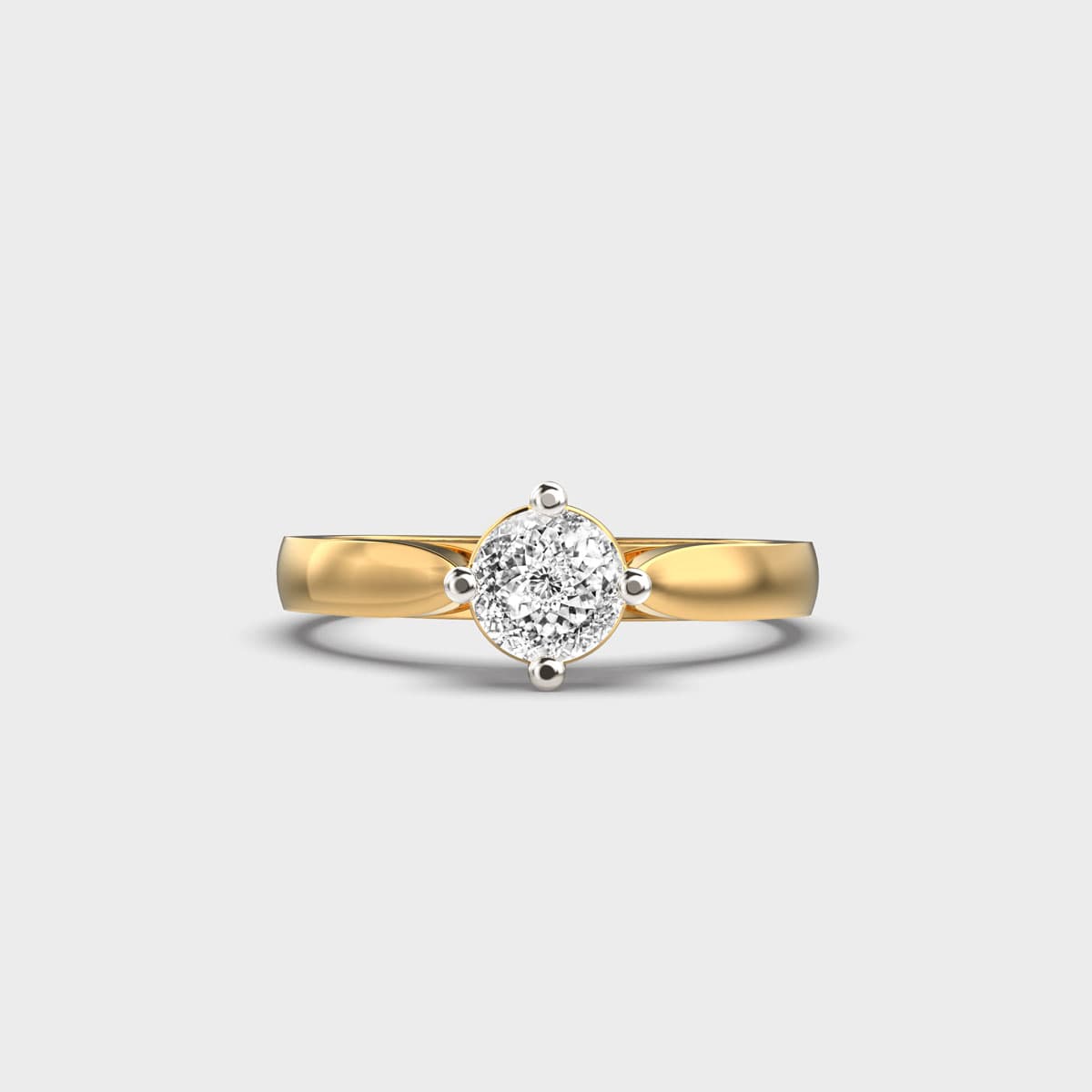 Bright Beginning Portuguese Cut Diamond Ring