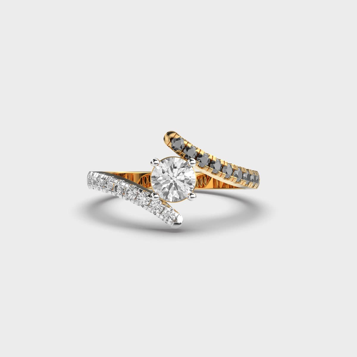 Bright Star Black Diamond Ring