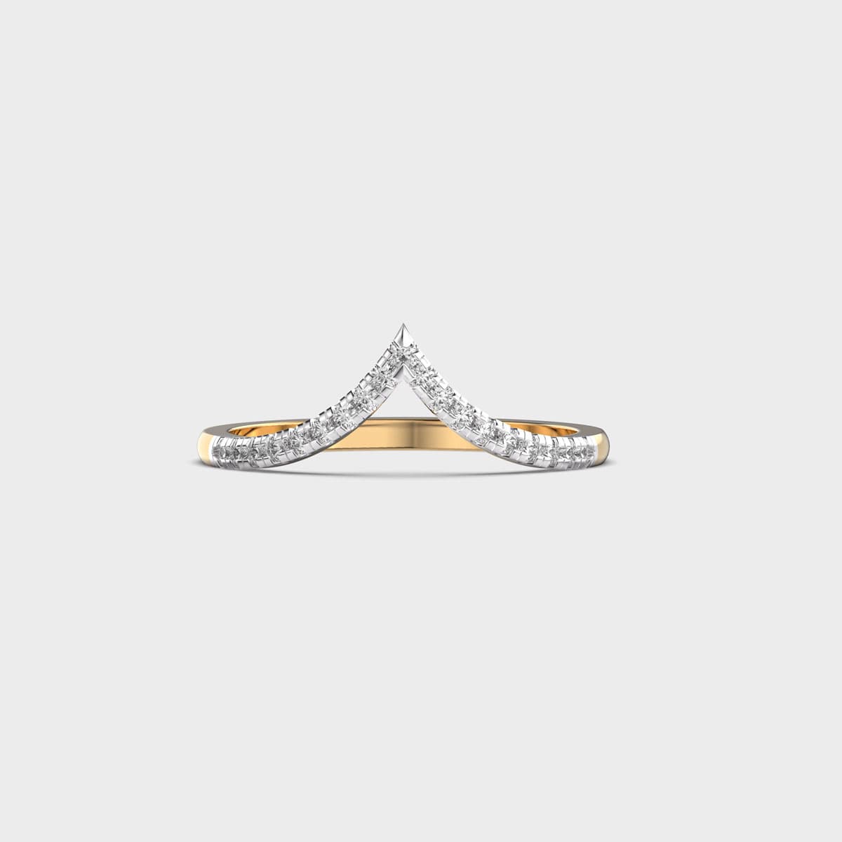 Minimal Round Diamond Vanki Ring