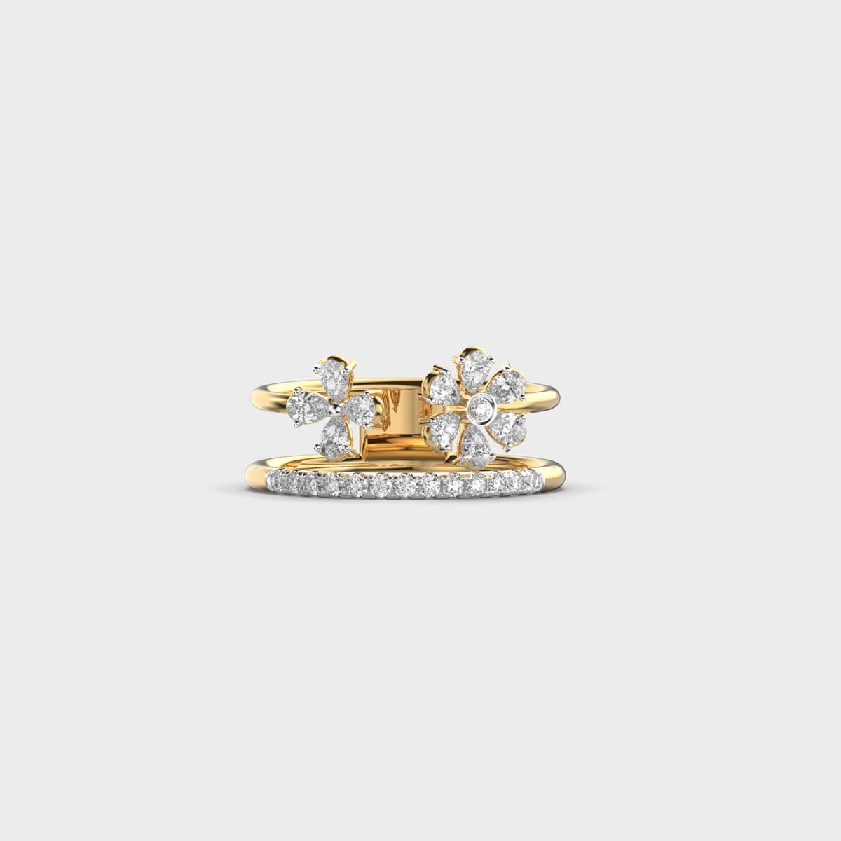 Fleur Étoile Diamond Ring