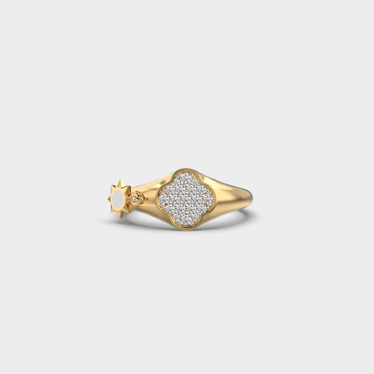 Classic Andromeda Charm Diamond Ring