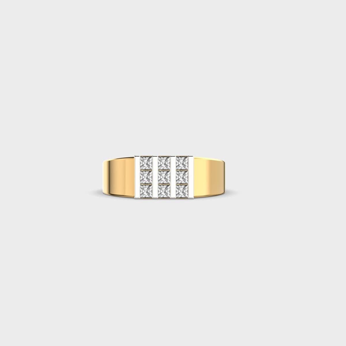 Knight Arc Round Diamond Ring