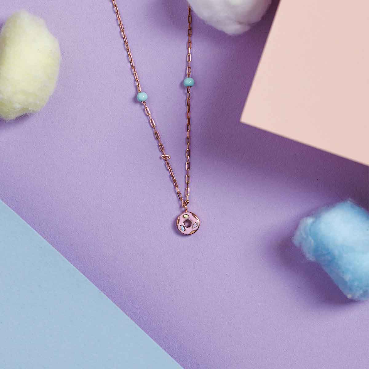 Sweet Treat Donut Pendant For Kids