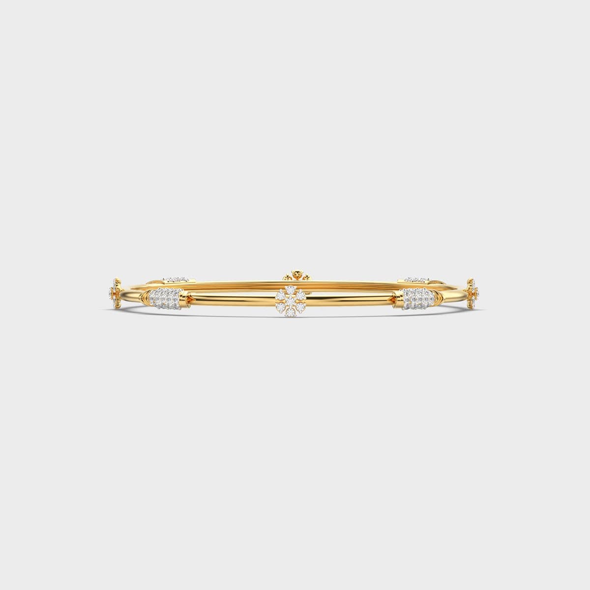Minimal Elise Diamond Bangle