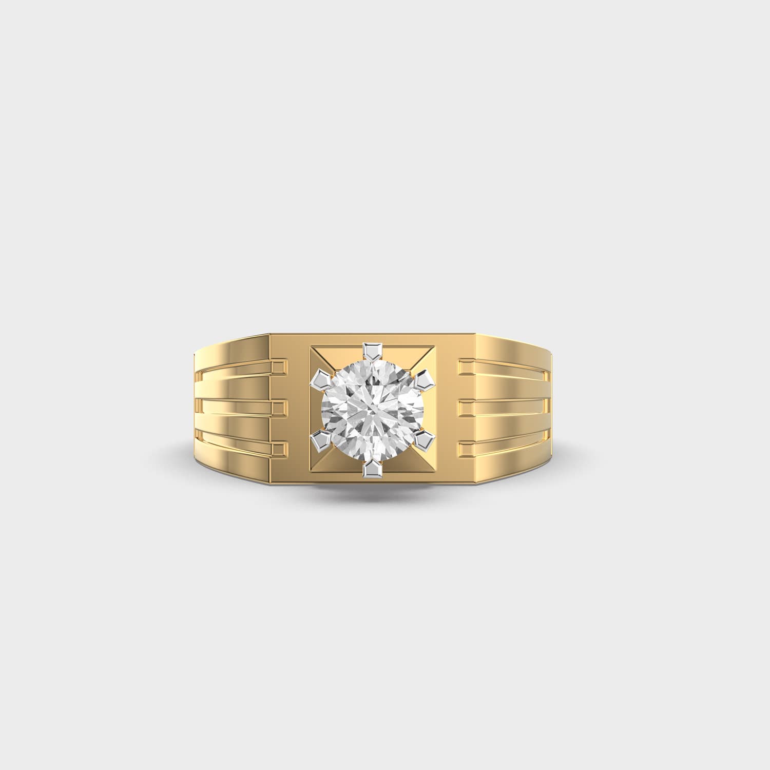 Zenith Shine Diamond Ring For Men