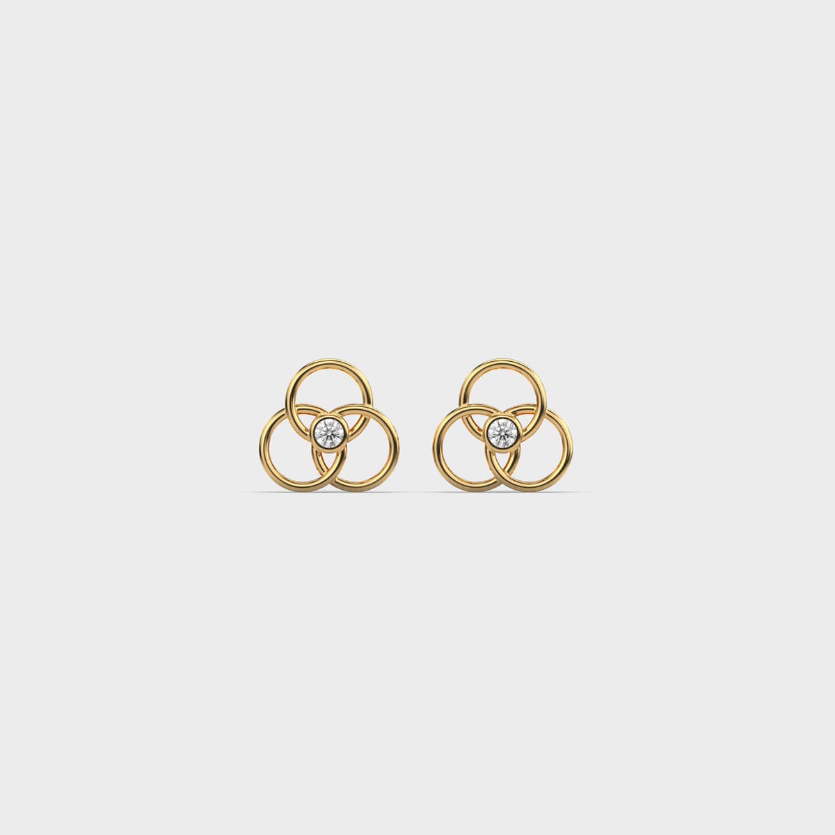 Venn Diamond Studs Earrings
