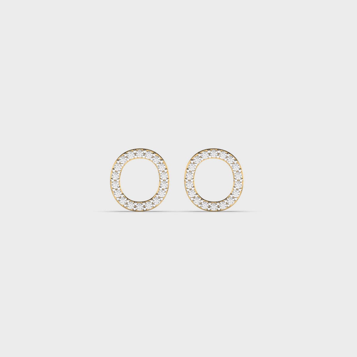 Opulent Oval Diamond Studs