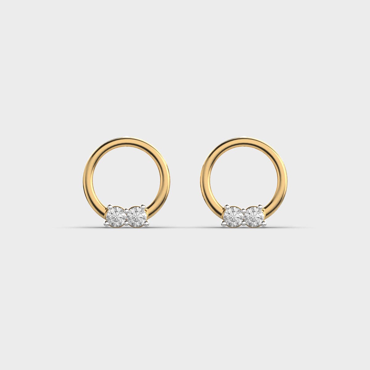 Arctic Light Glint Diamond Earrings