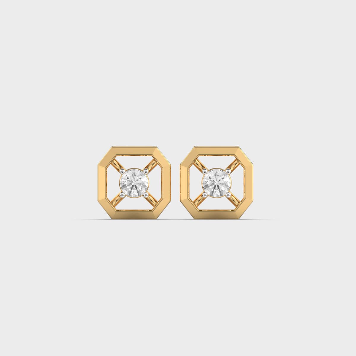 Quaint Boxed Sparkle Diamond Studs