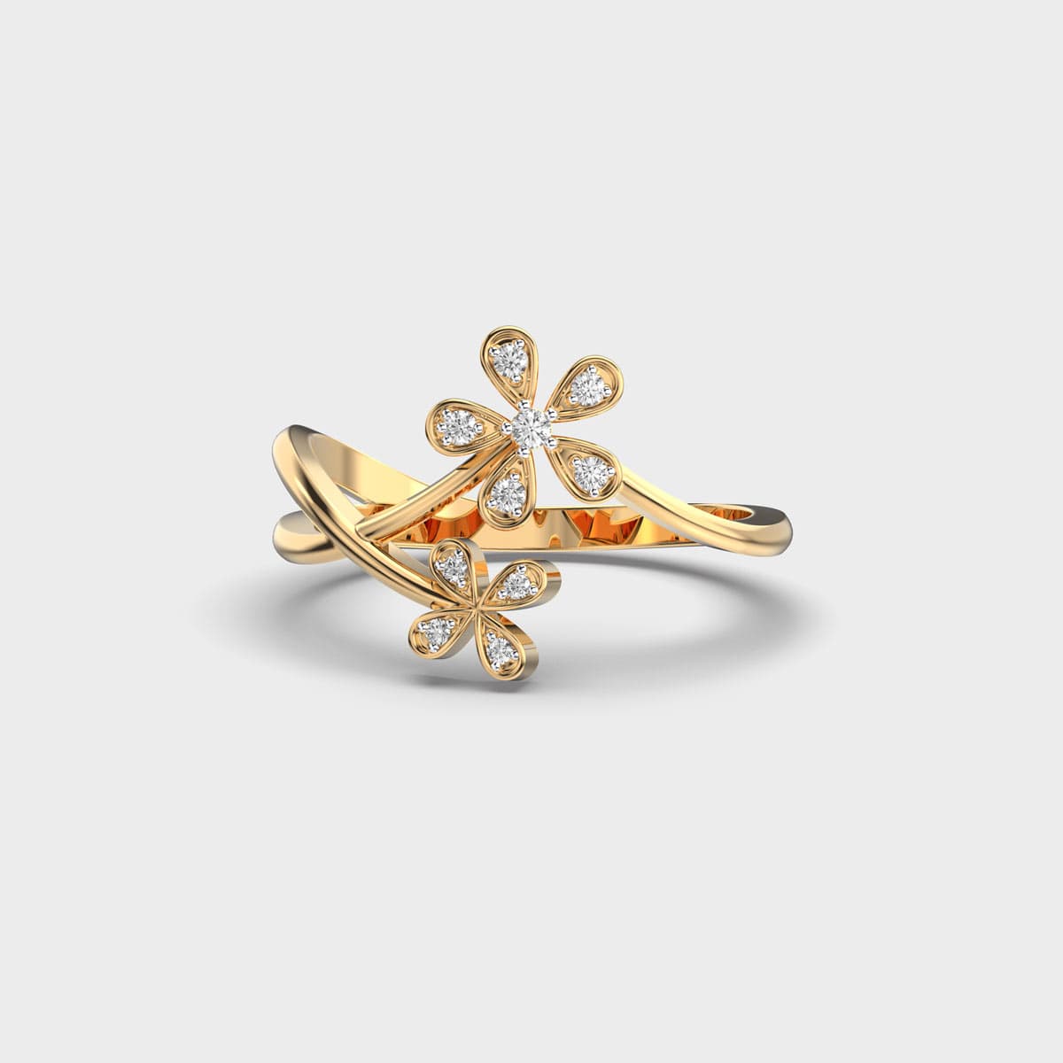 Diamond Petal Ring