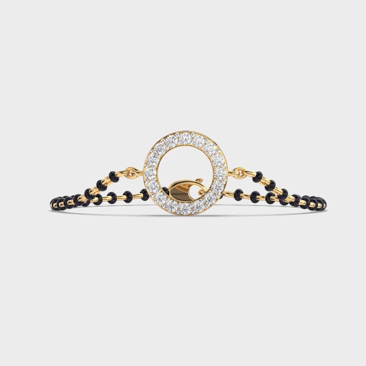 Sparkling Circle Mangal Bracelet