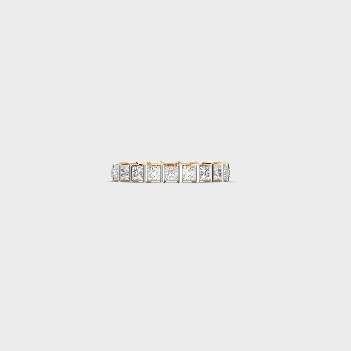 Princess Cut Eternity Band Diamond Ring