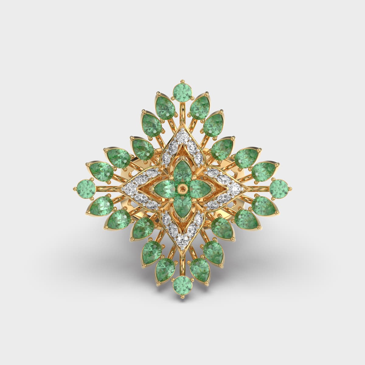 Ivy's Green Promise Diamond Ring
