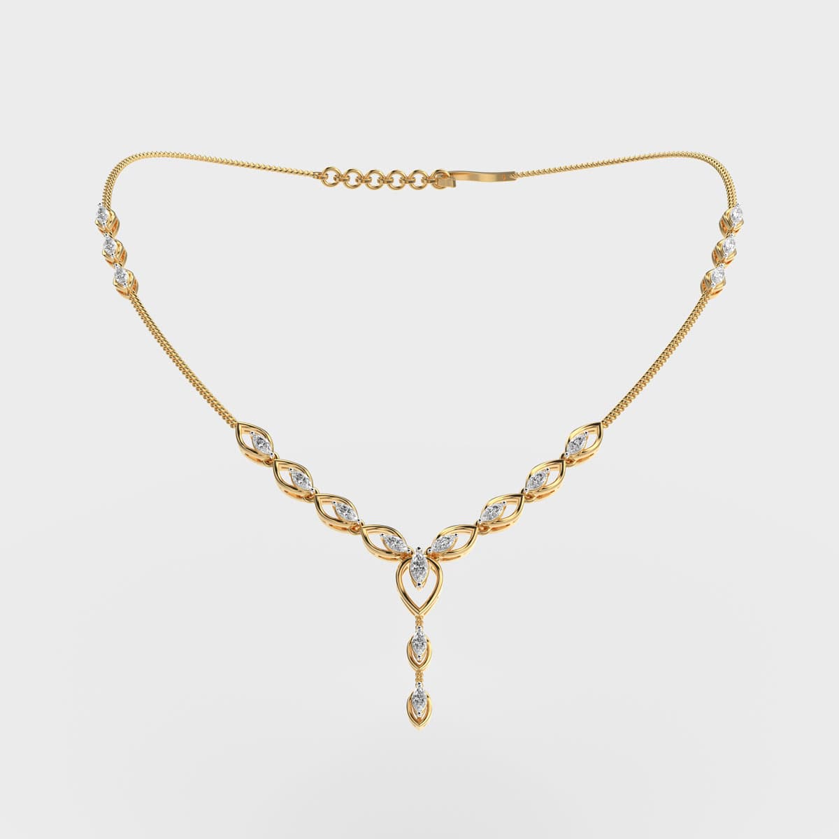 Queen's Aria Donna Diamond Necklace