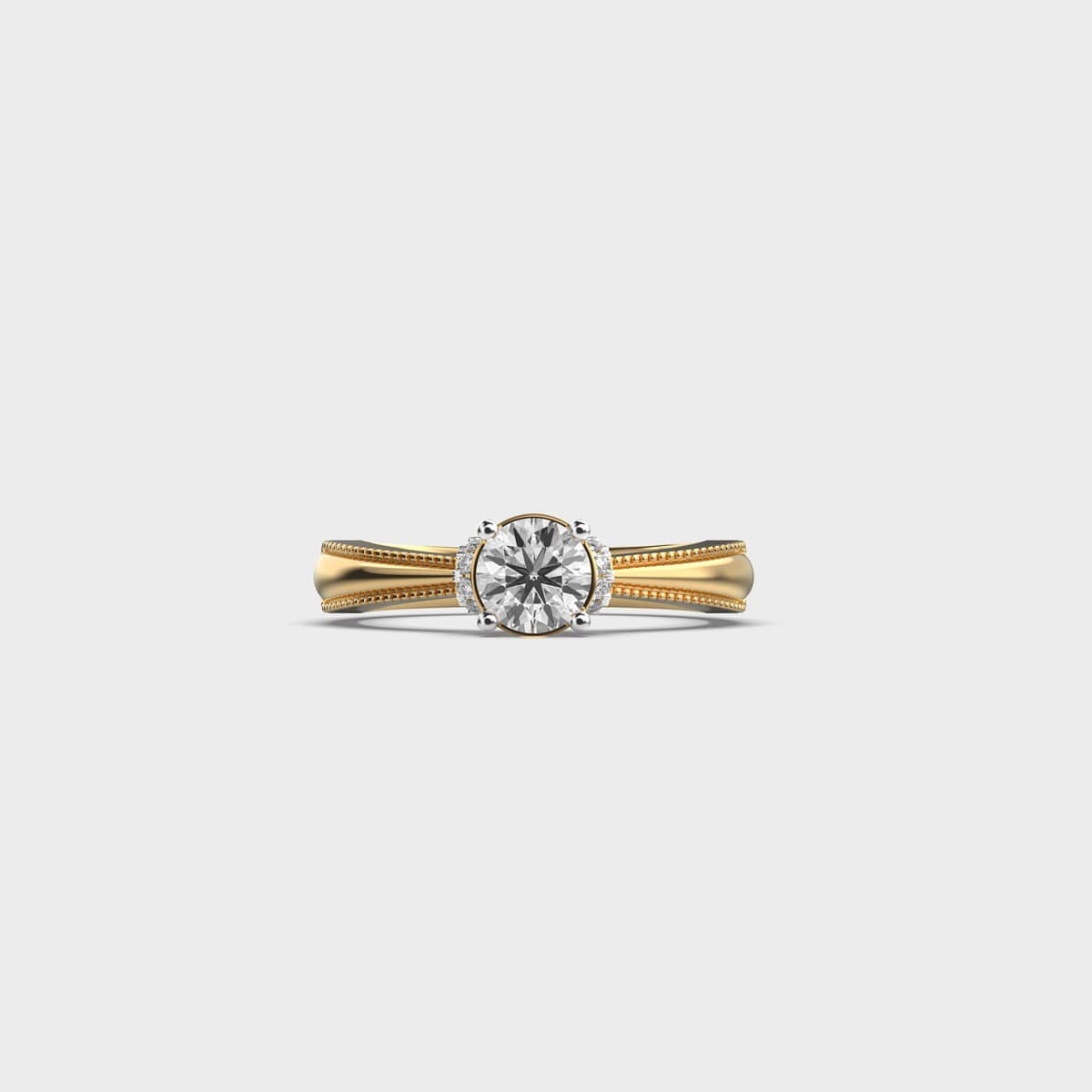 Ithica Round Diamond Ring