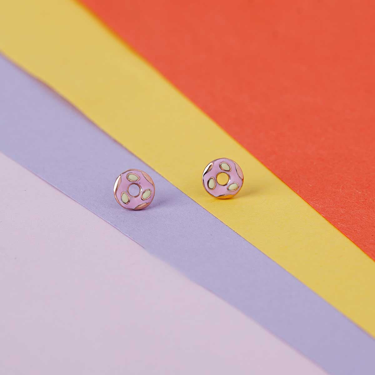 Donut Ear Studs For Kids