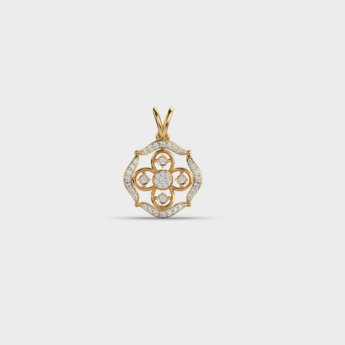Orthodox Cross Emblem Pendant (Without Chain)