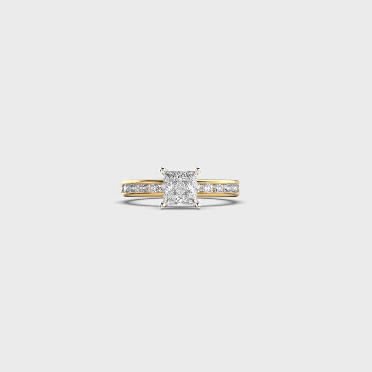 Pretty Princess Straight Channel Ring