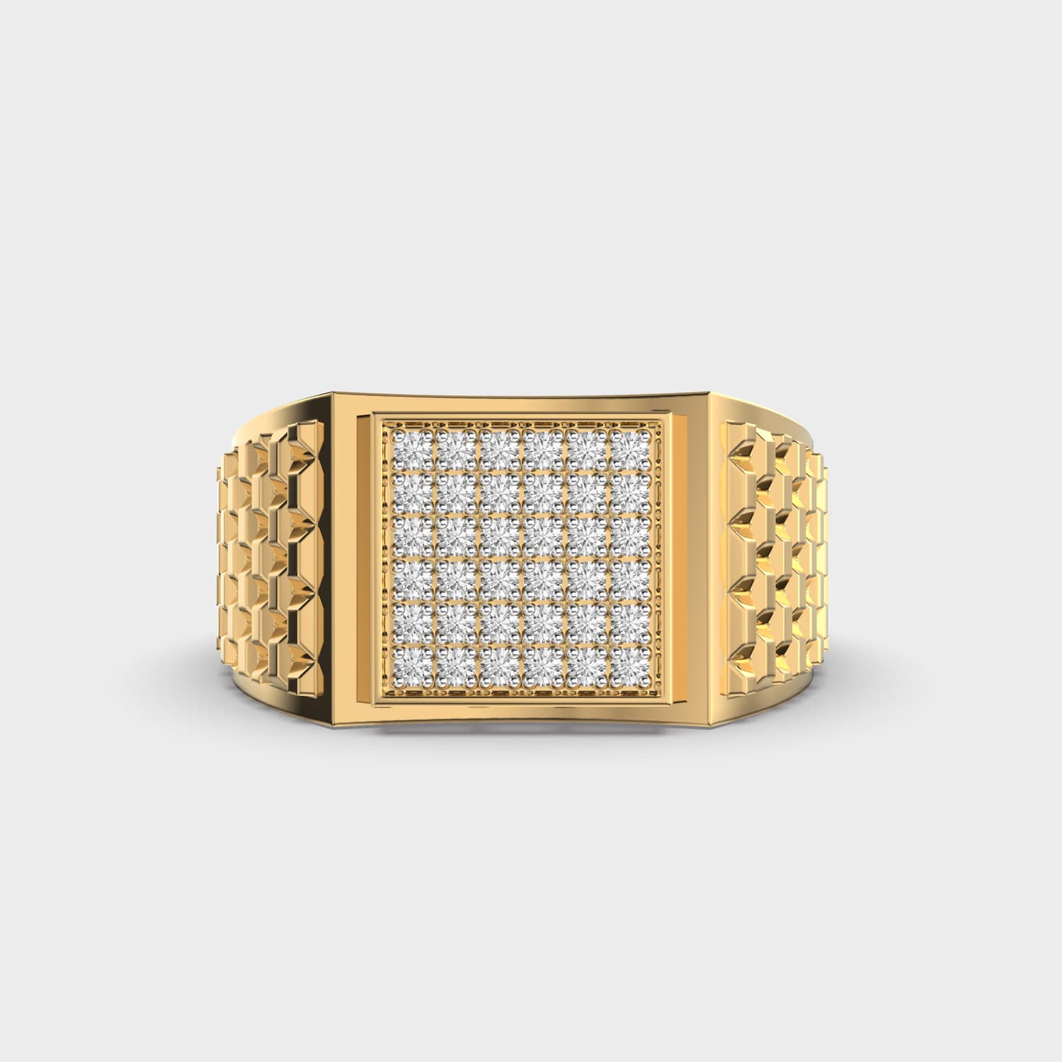Crowned Hero Diamond Ring For Men
