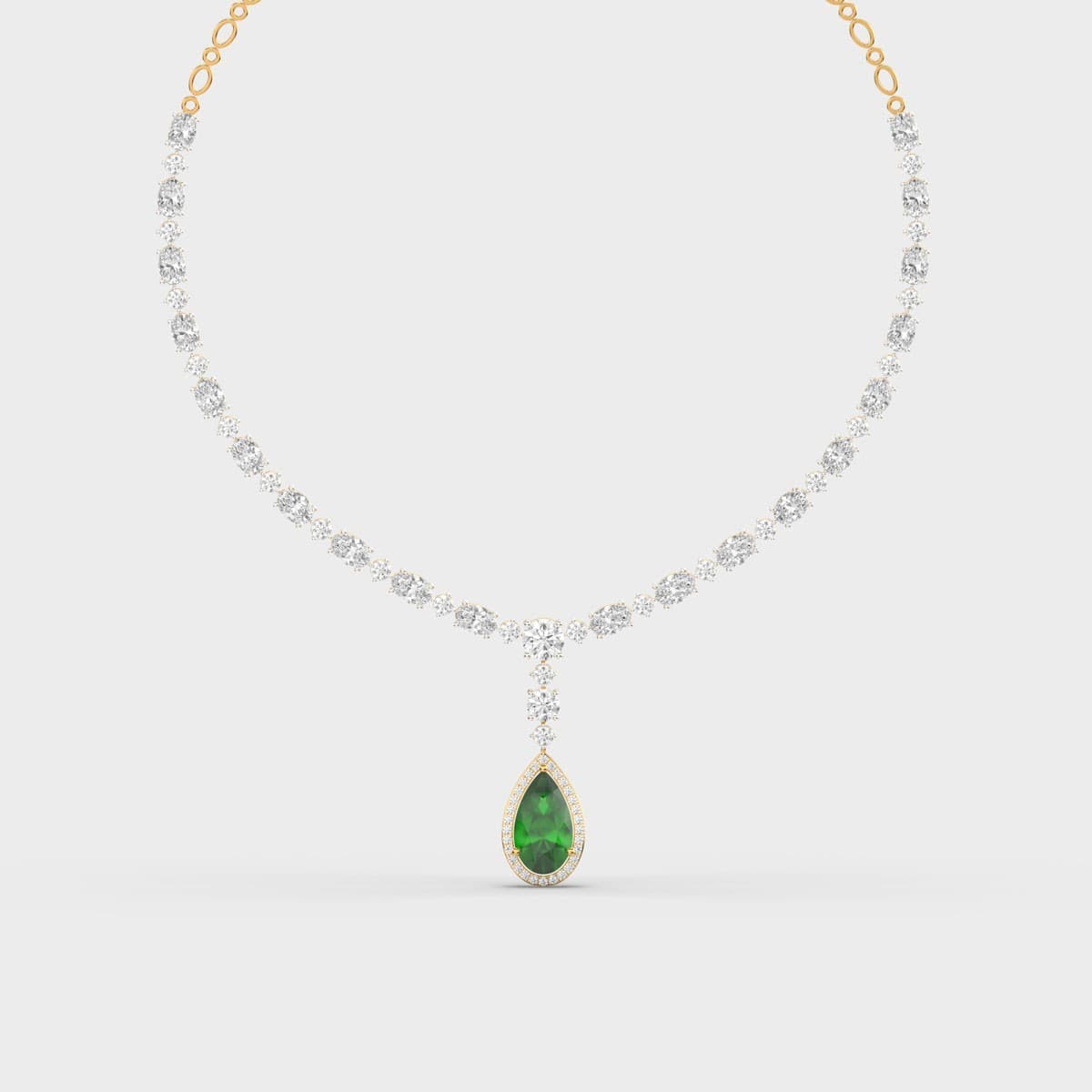 Emerald Isle Diamond Necklace