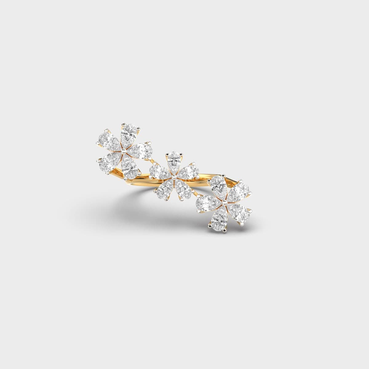 Petal Shower Diamond Ring