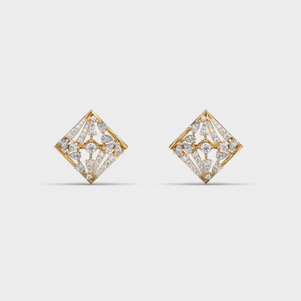 Diamond Kite Starburst Studs