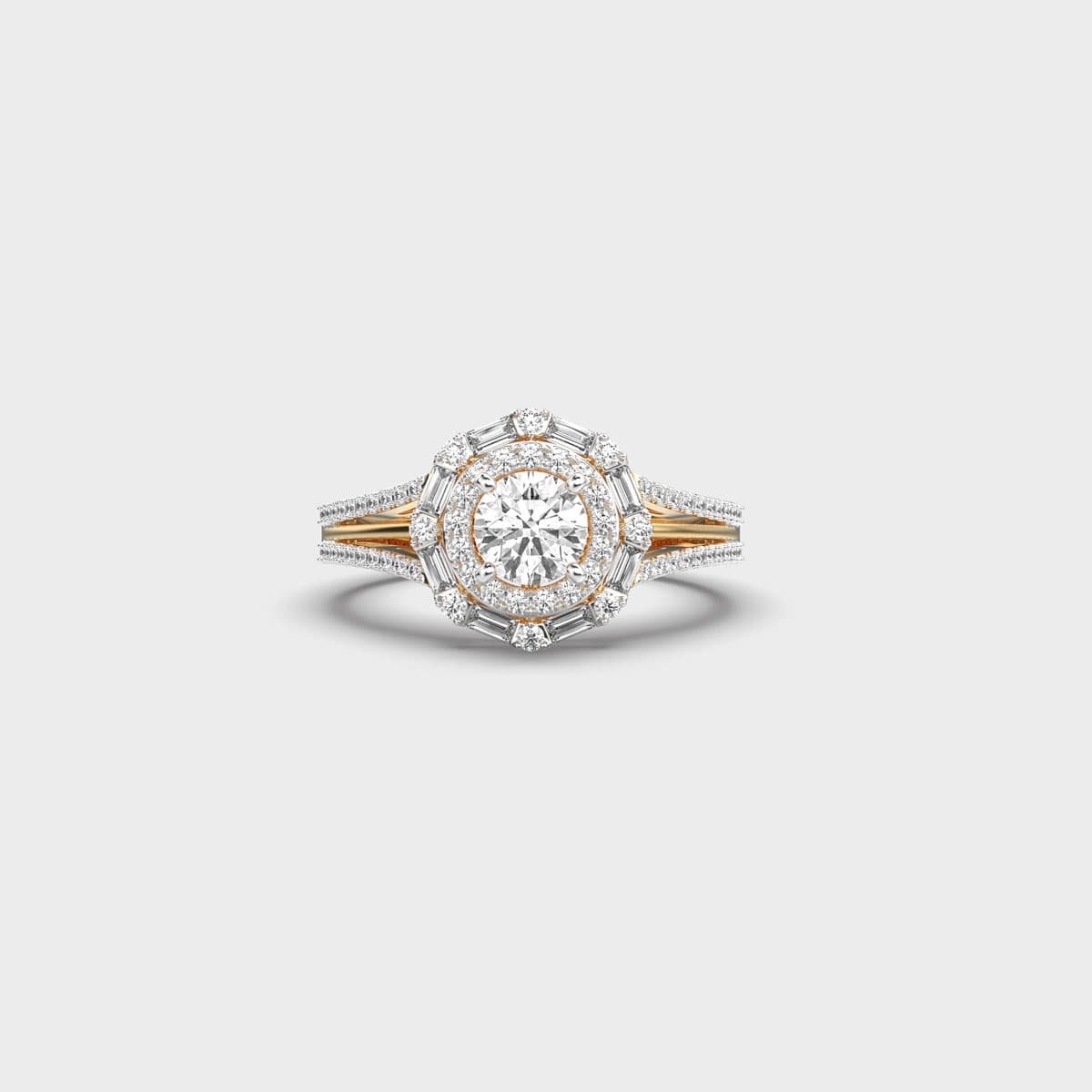Grand Medallion Diamond Ring