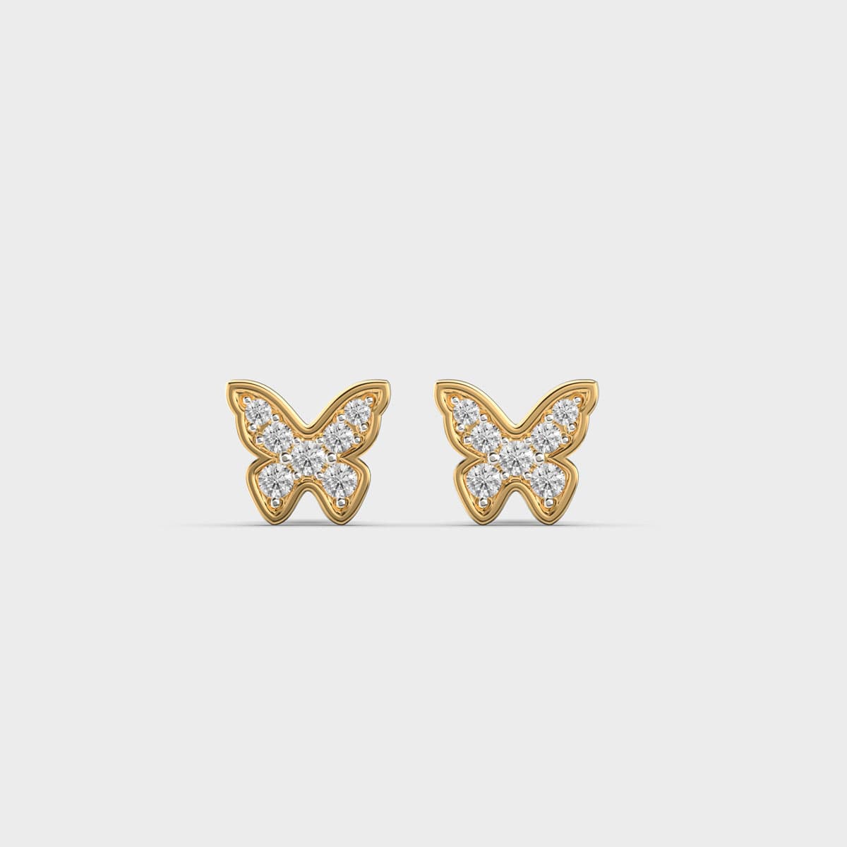 Butterfly Sparkle Diamond Studs