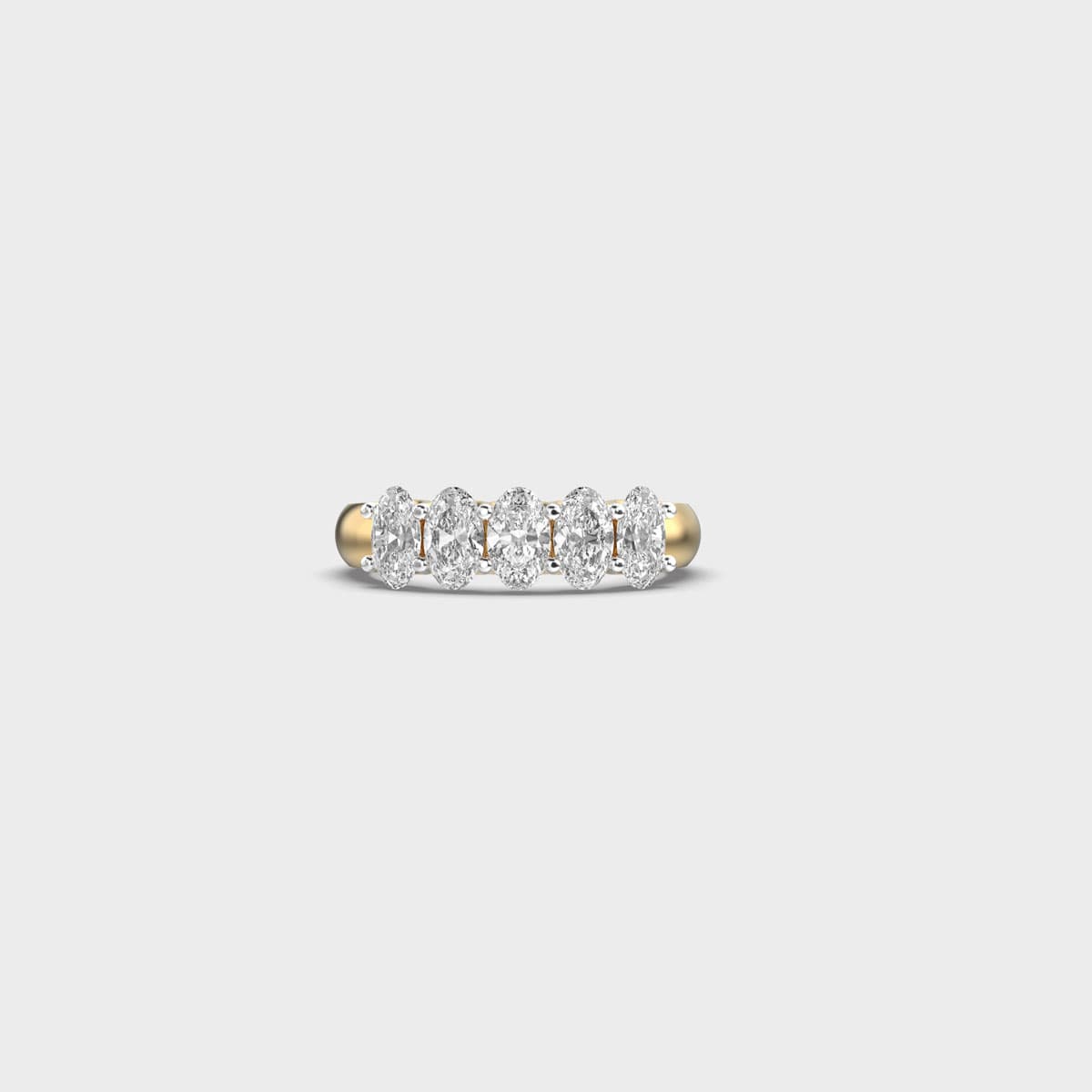 Quintet Oval Diamond Ring