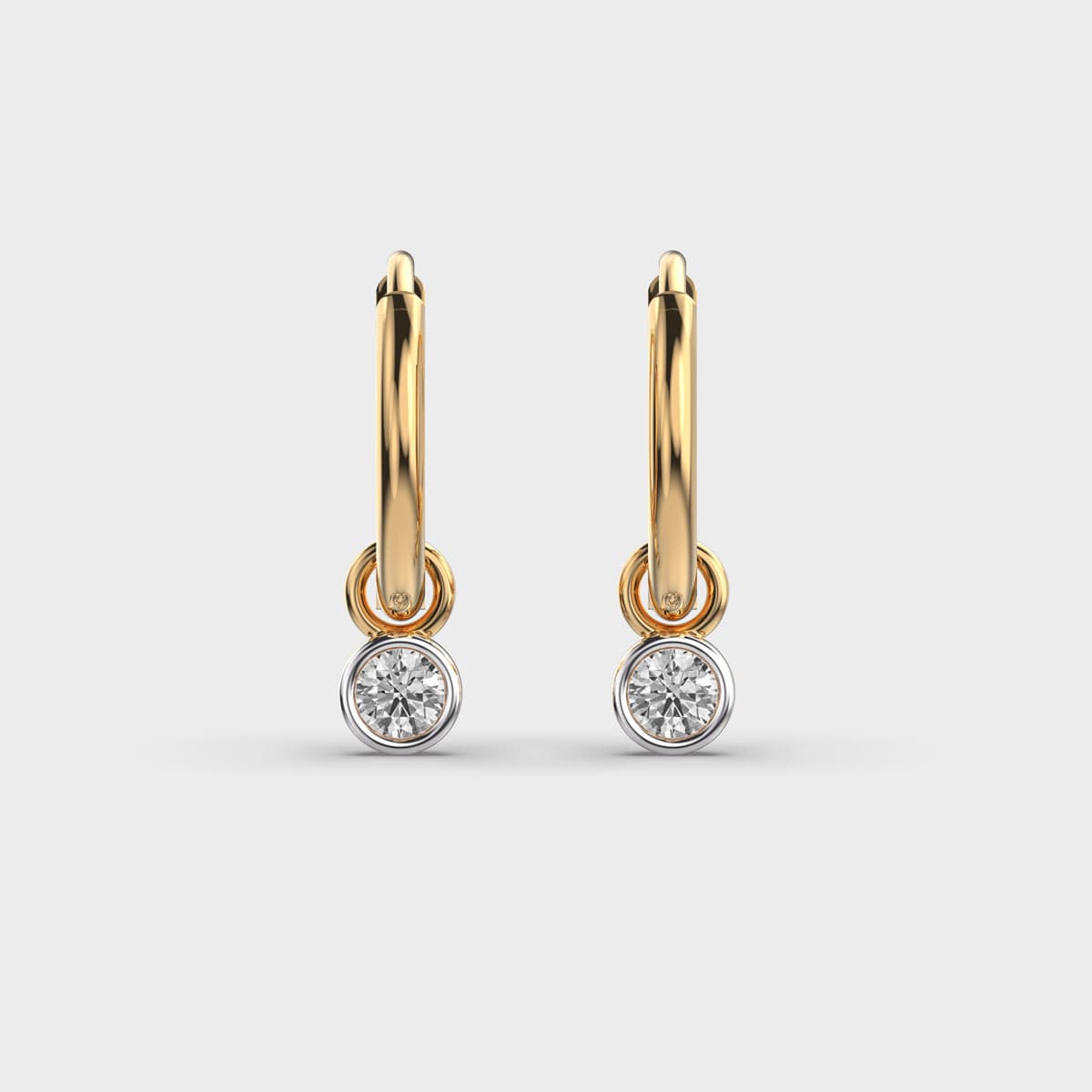 Classic Diamond Drop Earrings