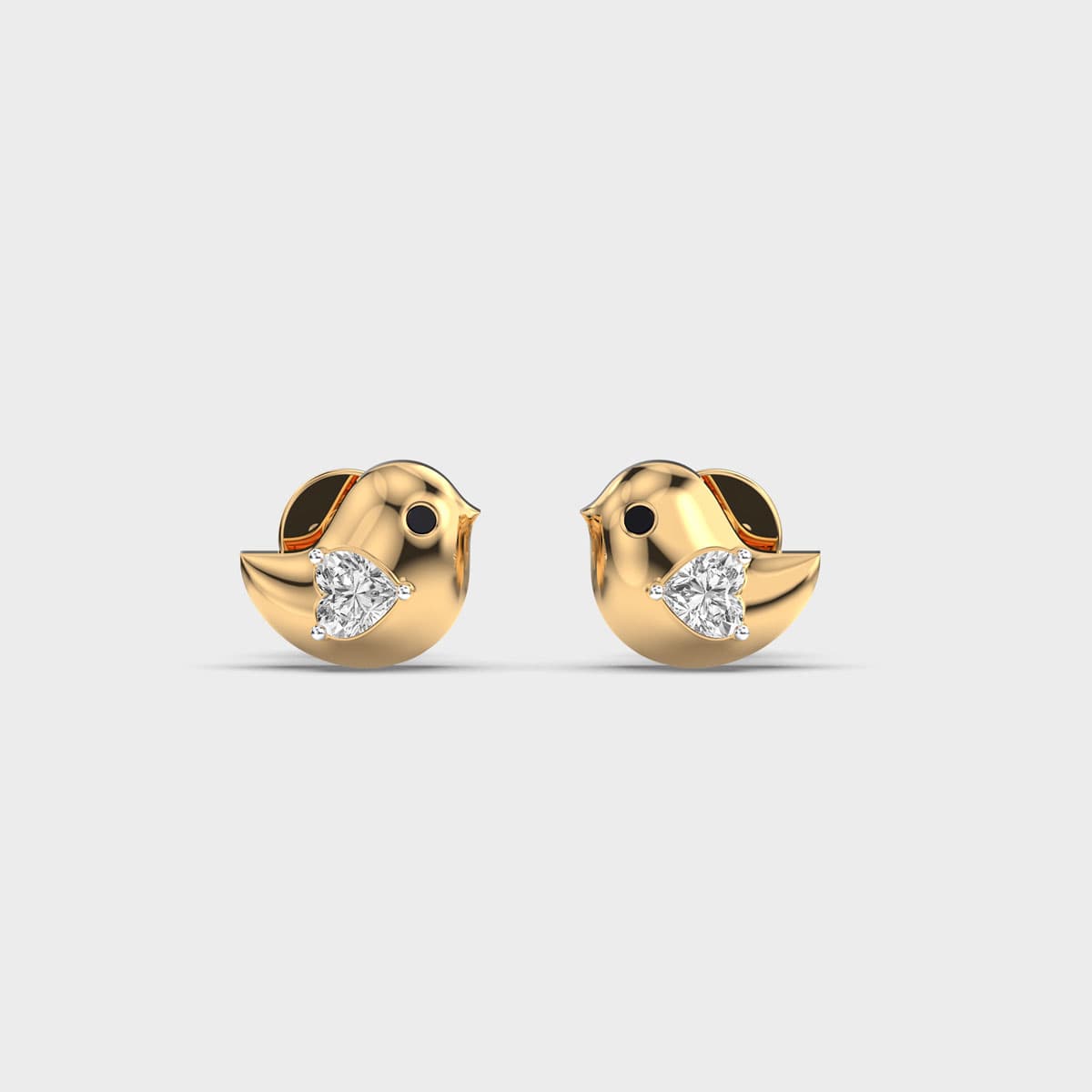 Ninette Diamond Ear Studs For Kids