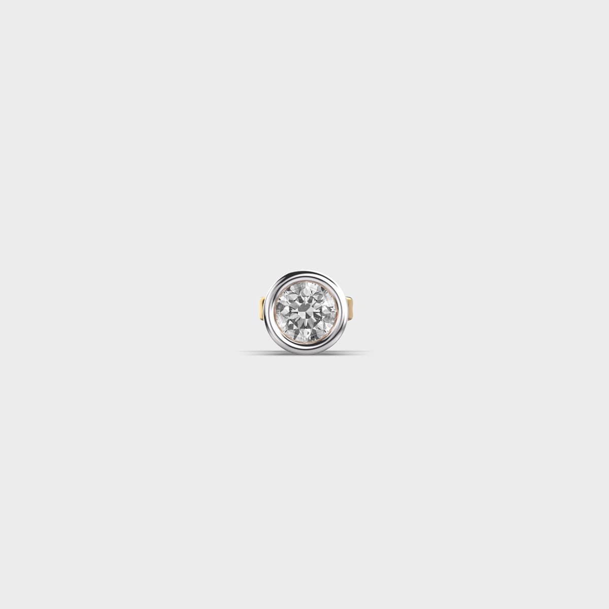 Appeal Round Diamond Stud For Men
