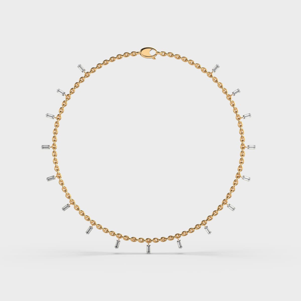 Golded Thread Diamond Bracelet