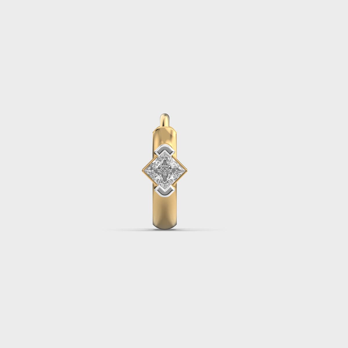 Kite Set Princess Cut Diamond Nosepin