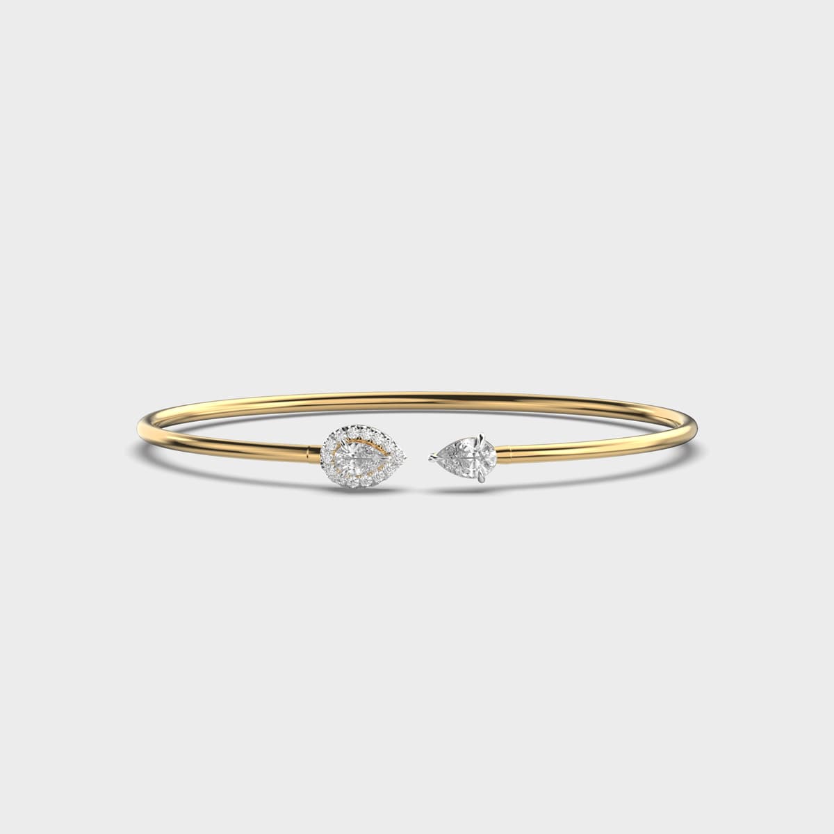 Queen Pear Diamond Bracelet