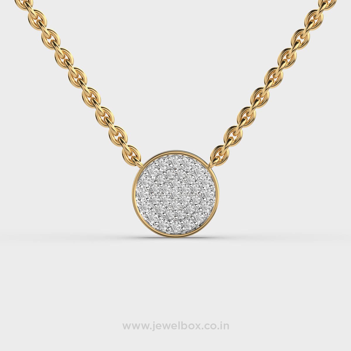 Circle Diamond Pendant
