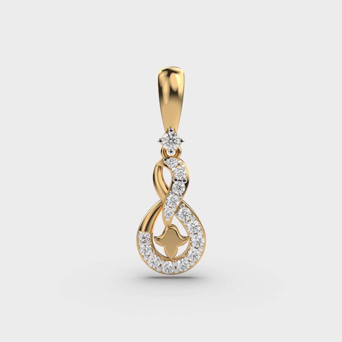 Lovers Muse Infinity Diamond Pendant without Chain