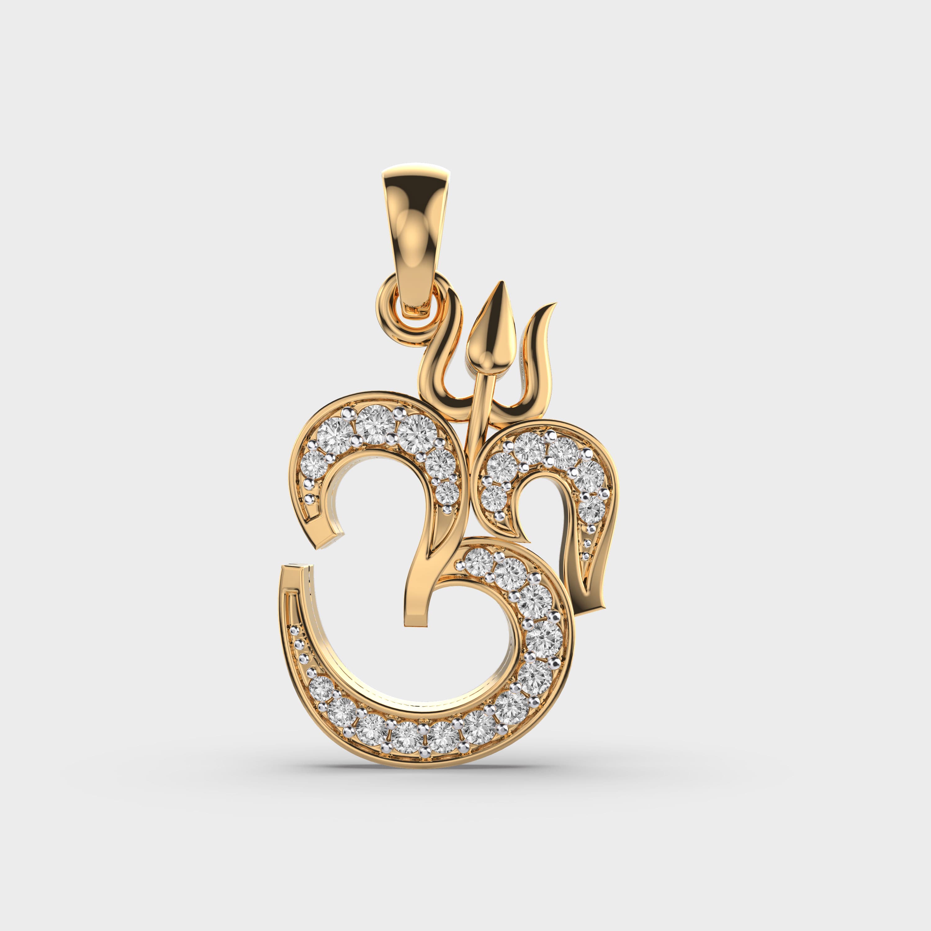 Om Trishul Pendant