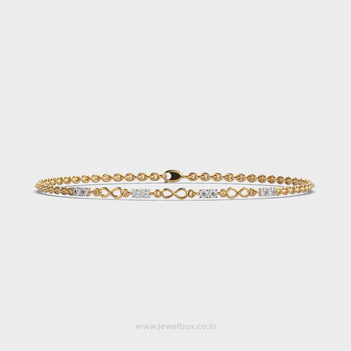 Eternal Infinity Link Diamond Bracelet