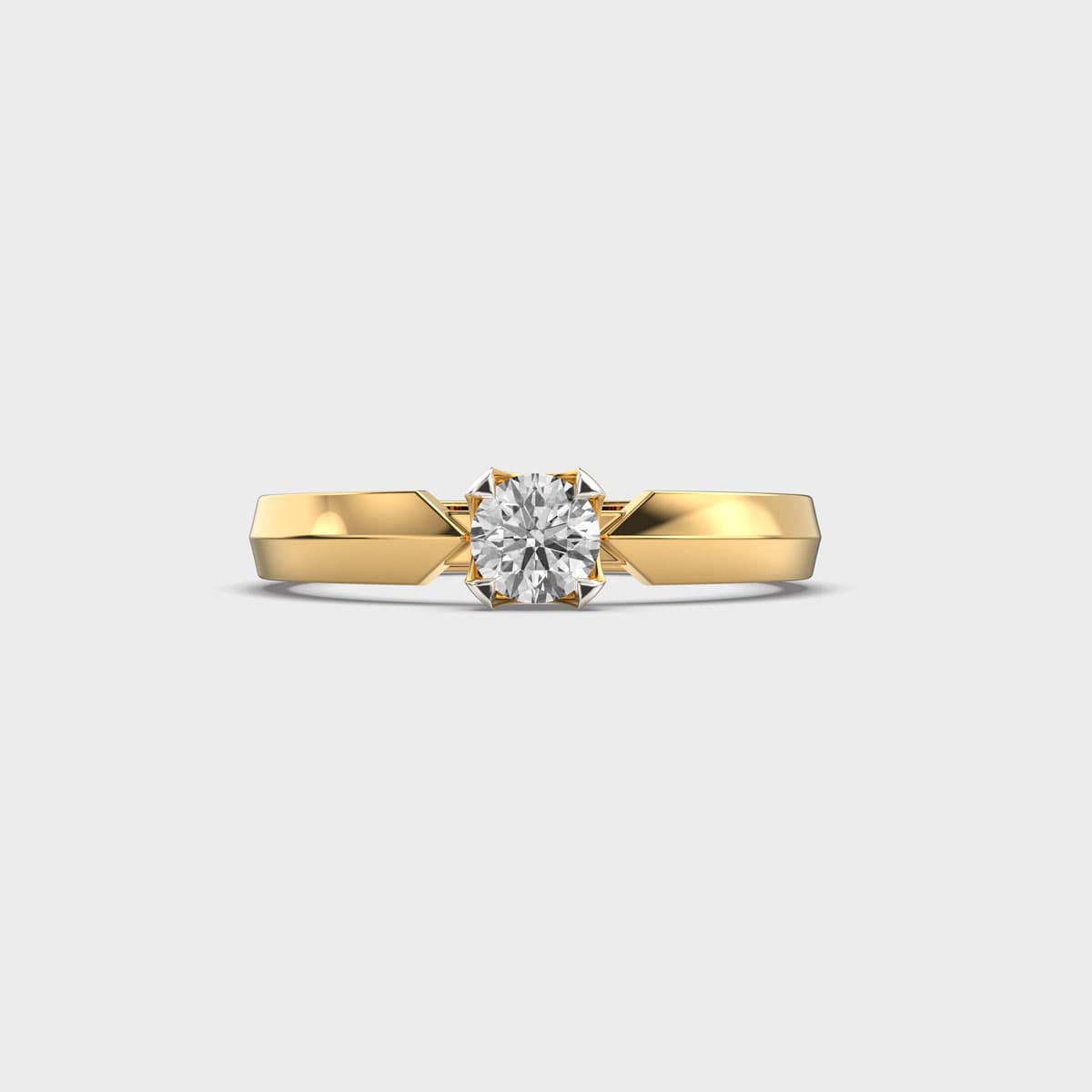 Fionas Romance Solitaire Diamond Ring